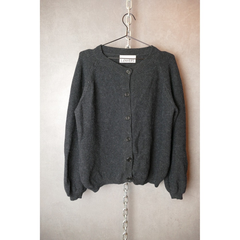 Lenvers CHARLOTTE Round-Neck‎ Cardigan in Merino-Alpaca - Picture 2 of 9